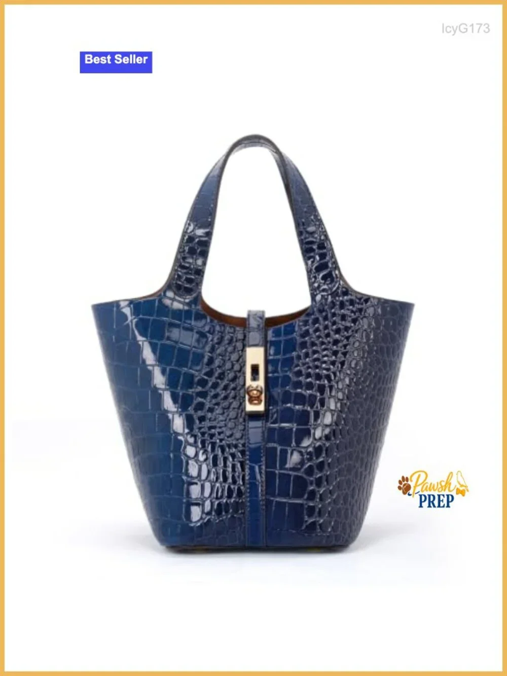 Vegan Leather Bucket Purse Tote Bag with Detachable Zipper Pouch for Women